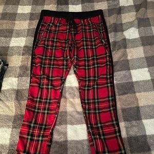 Forever 21 plaid jogger pants